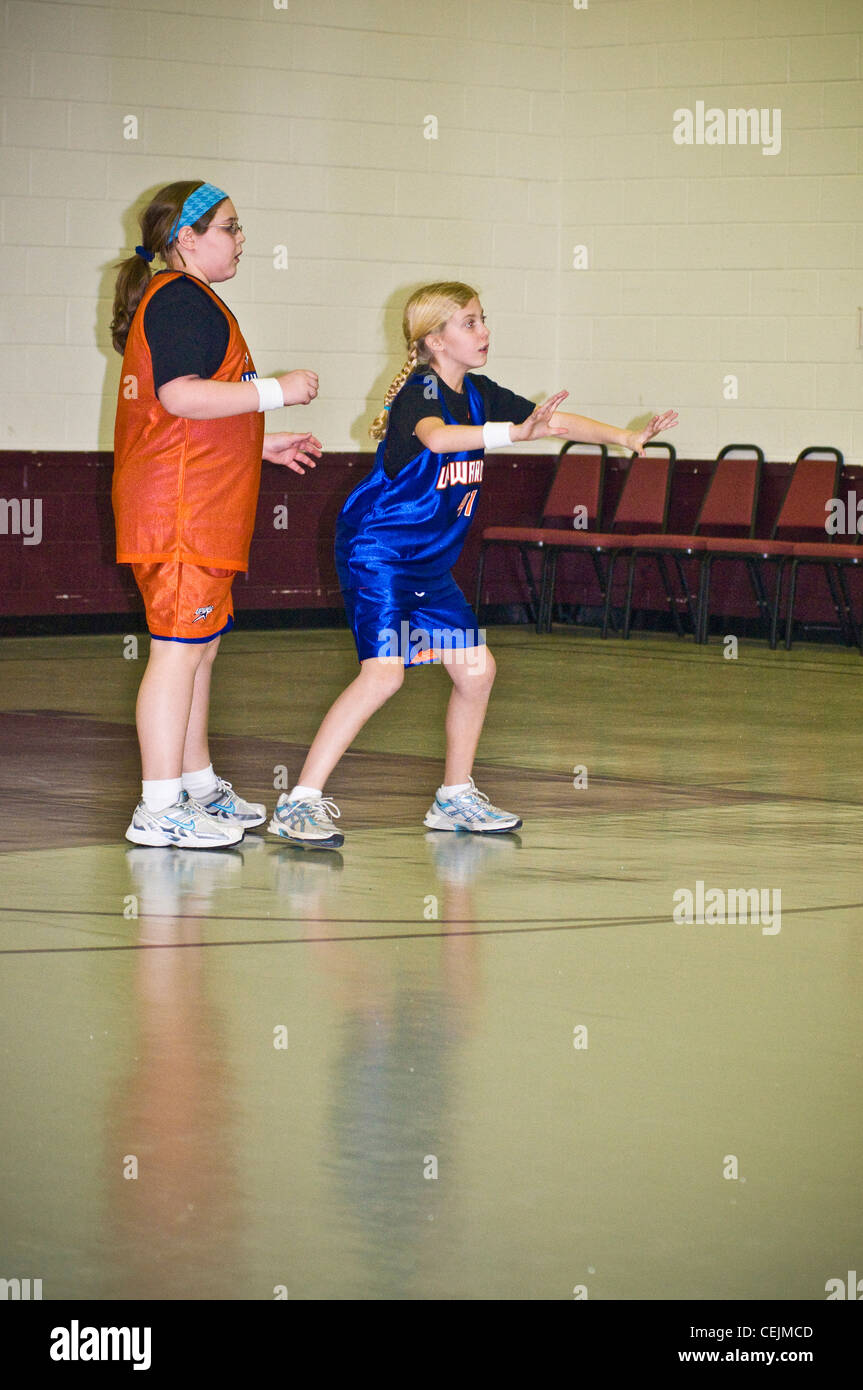 Church youth group basketball game Stock Photo - Alamy
