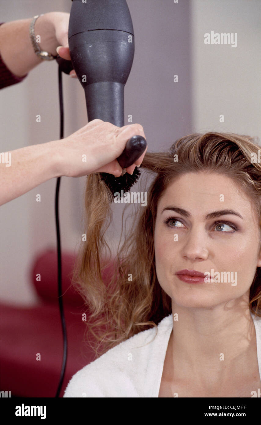 At The Hairdressers, Woman, Man & Boy Salon, London Before and After