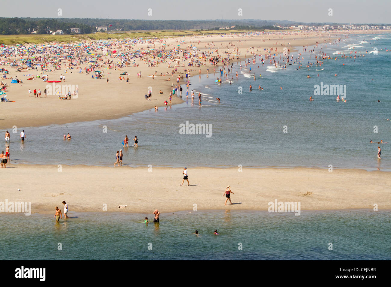 Coastal life in Maine Stock Photo Alamy