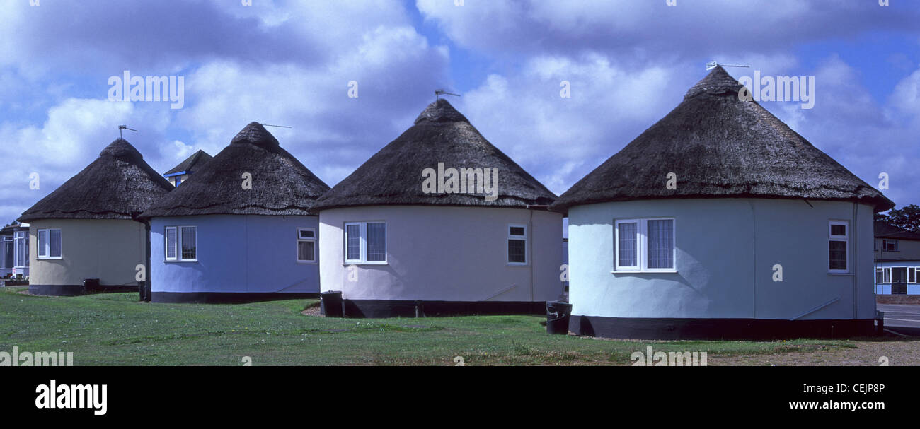 Round Thatched Roofed Self Catering Holiday Cottages Run By The