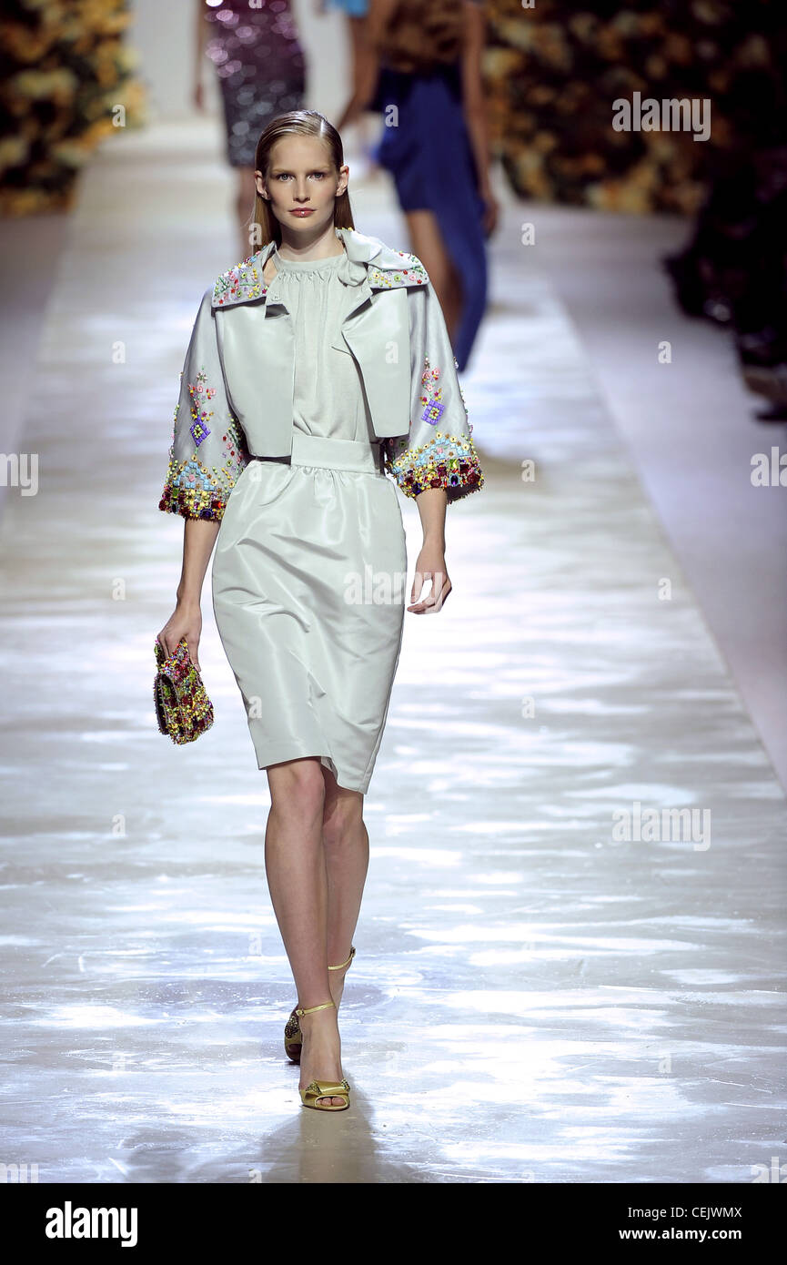 Blumarine Milan Ready to Wear Spring Summer German model Julia Stegner ...