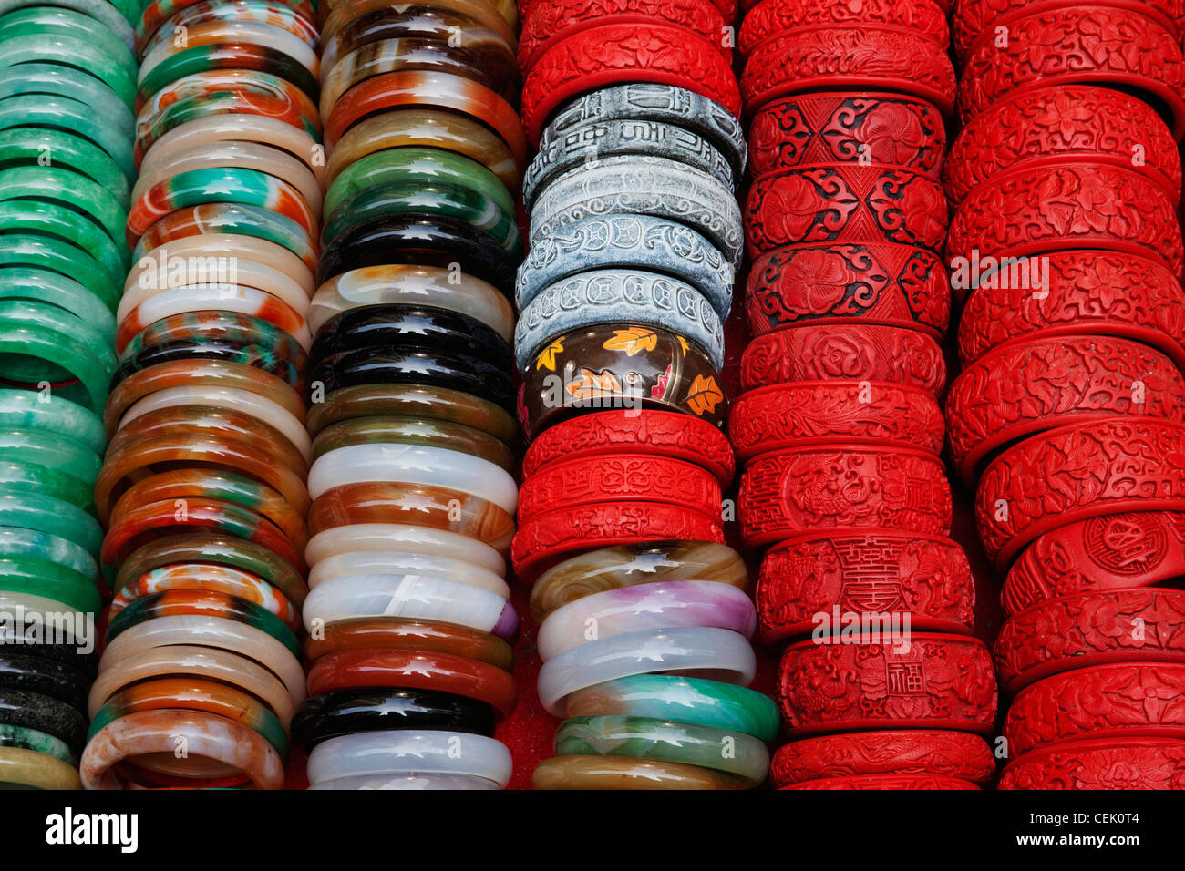 Jade jewelry jade market hong hi-res stock photography and images - Alamy