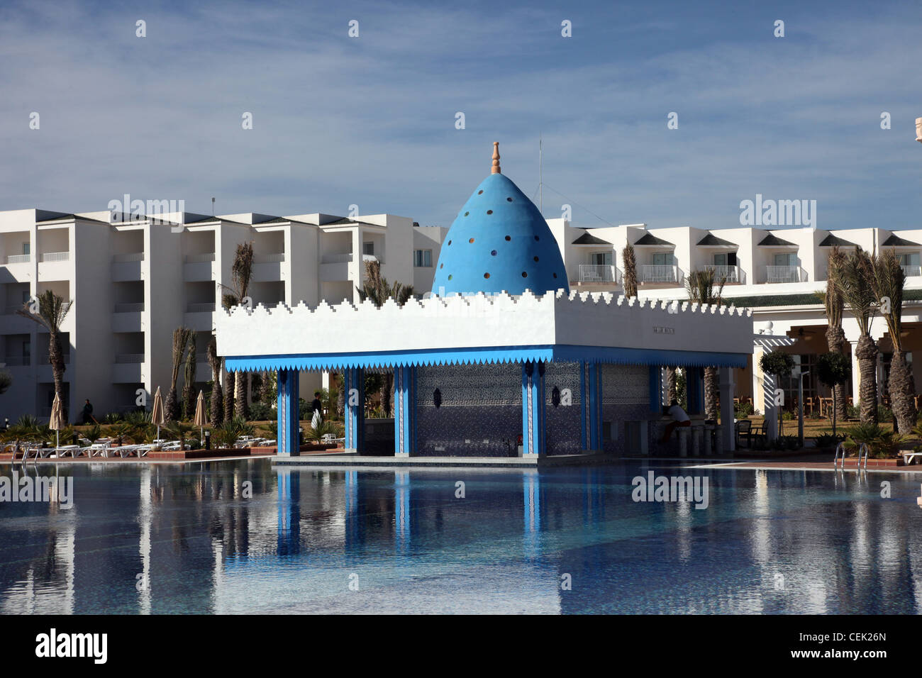Luxurious Open Air Swimming Pool Stock Photo Alamy