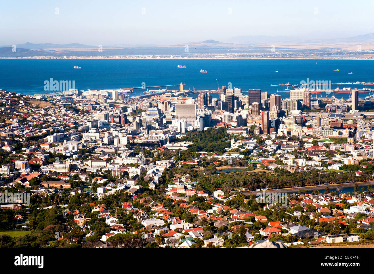 View of Cape Town, South Africa Stock Photo