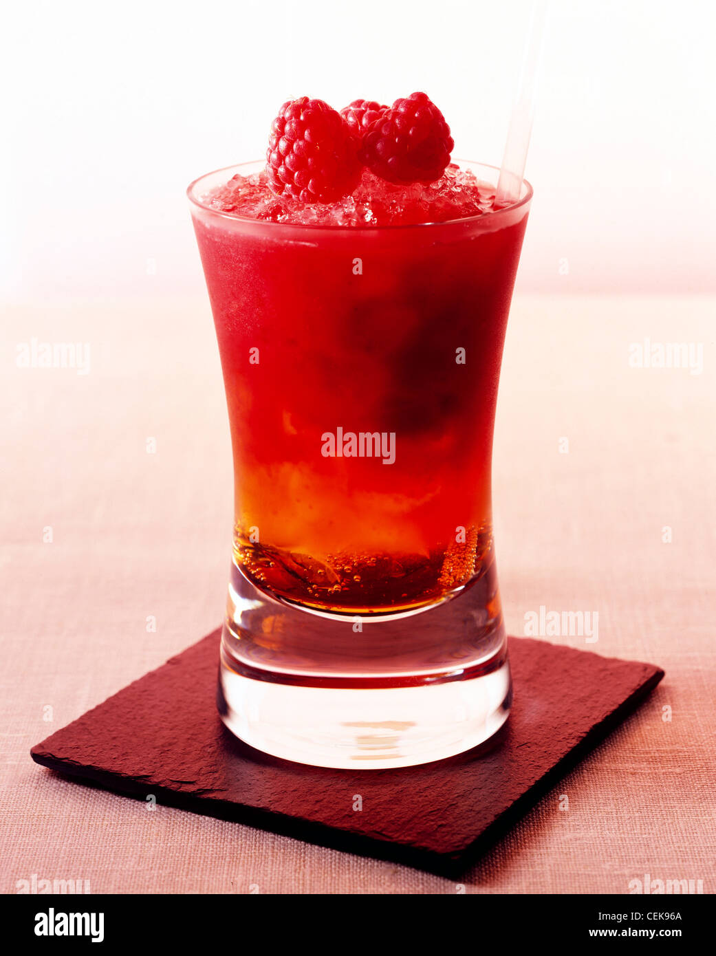 Cocktails Devils Advocate pink and clear cocktail of vodka, Red Stock Photo 43450242 Alamy