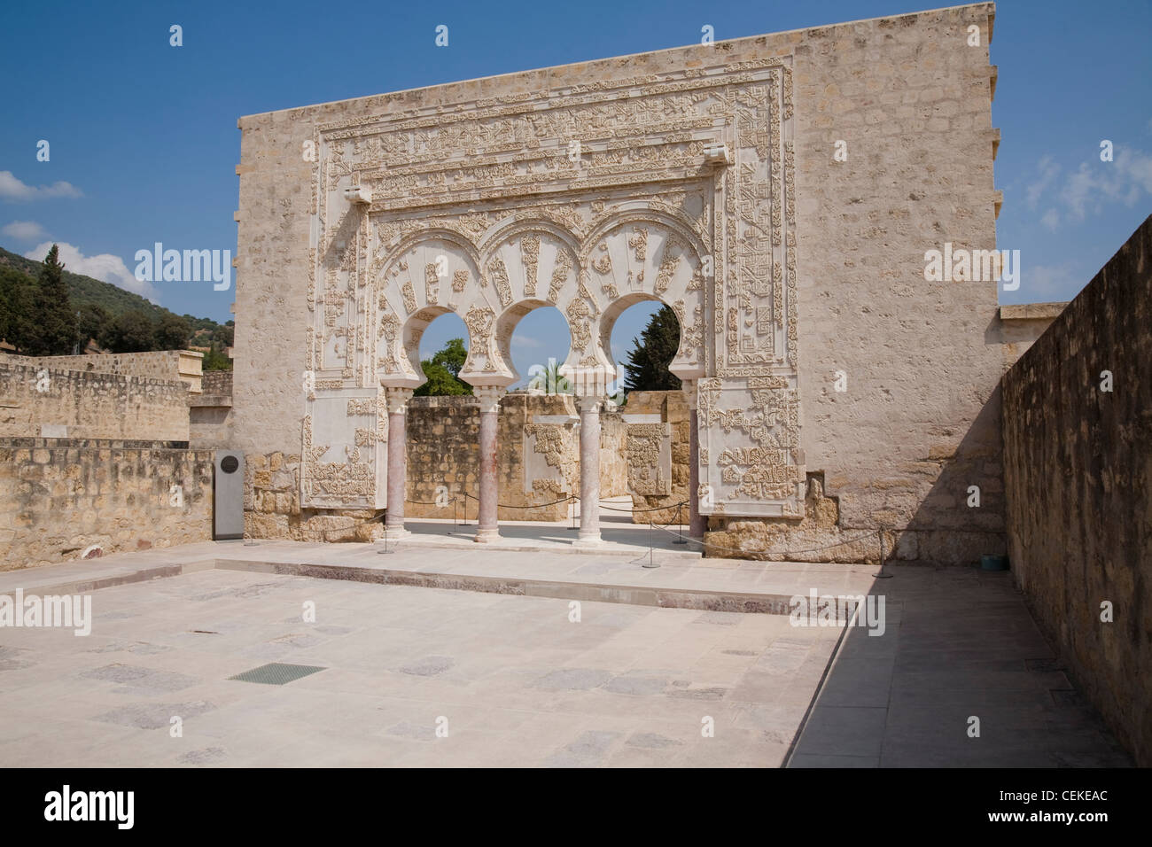 When Abd al-Rahman proclaimed himself Caliph in 929 founded palatial city Madinat al-Zahra personal residence capital new Stock Photo