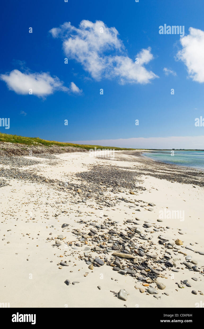 Bay of Lopness, on the island of Sanday, Orkney Islands, Scotland. Stock Photo