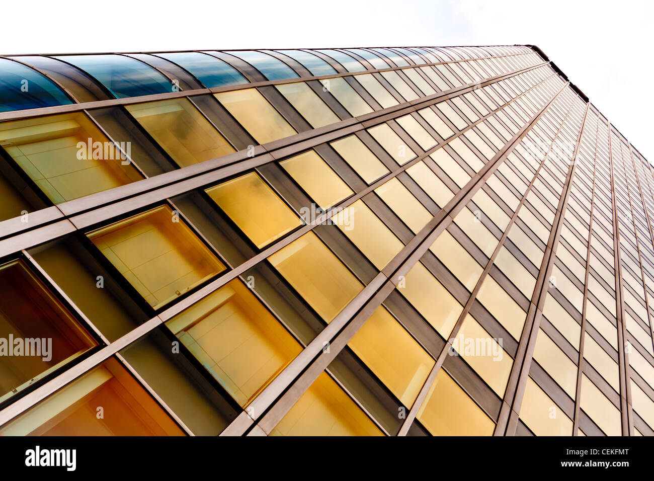 high modern office building - glass and steel Stock Photo