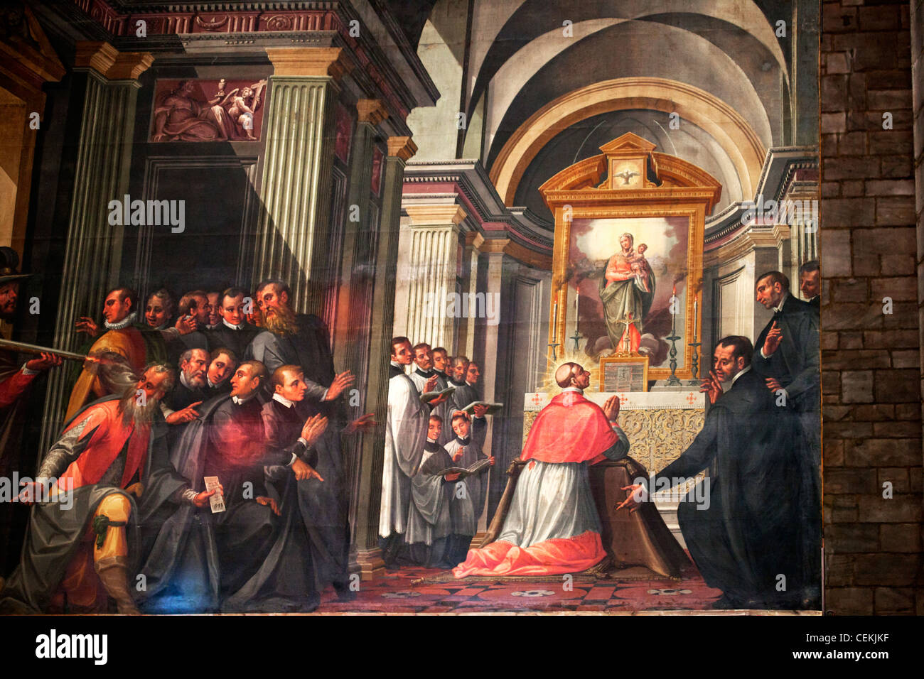 Italy, Milan, Milan Cathedral, Paintings Stock Photo Alamy