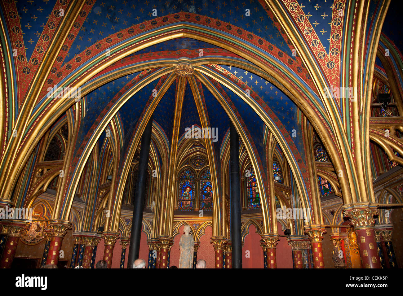 France Paris Notre Dame Cathedral Lower Church Apse