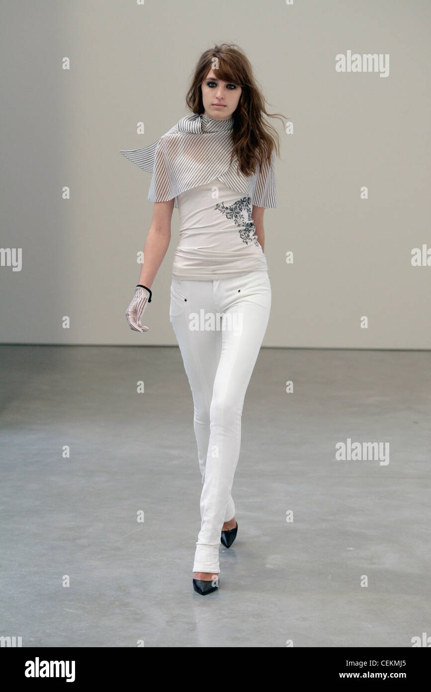 Tight white deals vest
