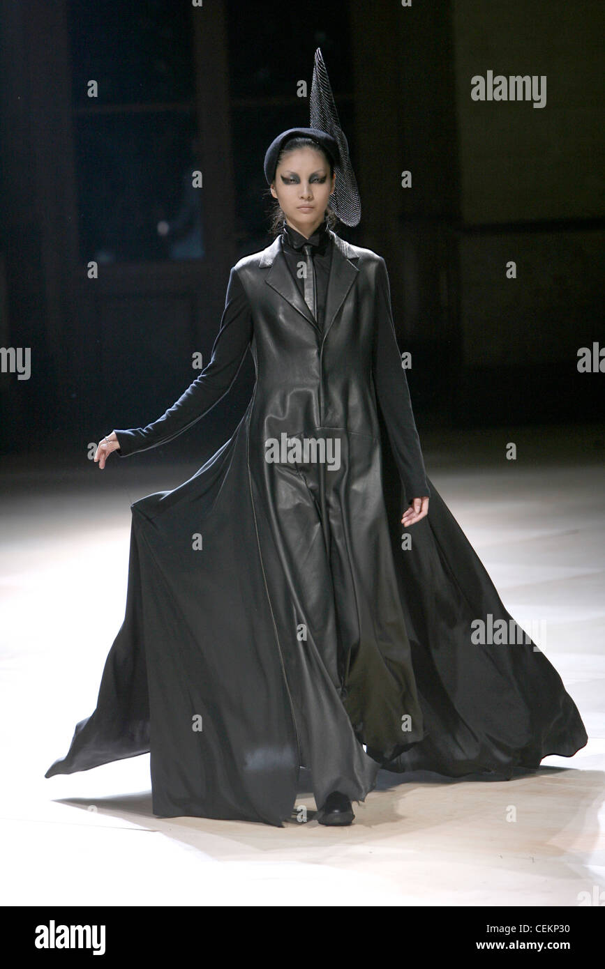 black jumpsuit with train