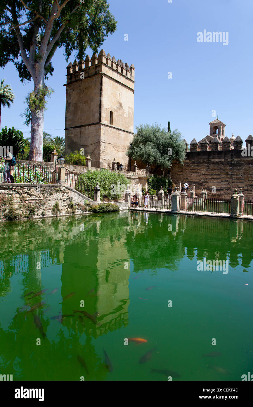 Spain, Andalusia, Cordoba, Alcazar of Cordoba (Alcazar de los Reyes ...