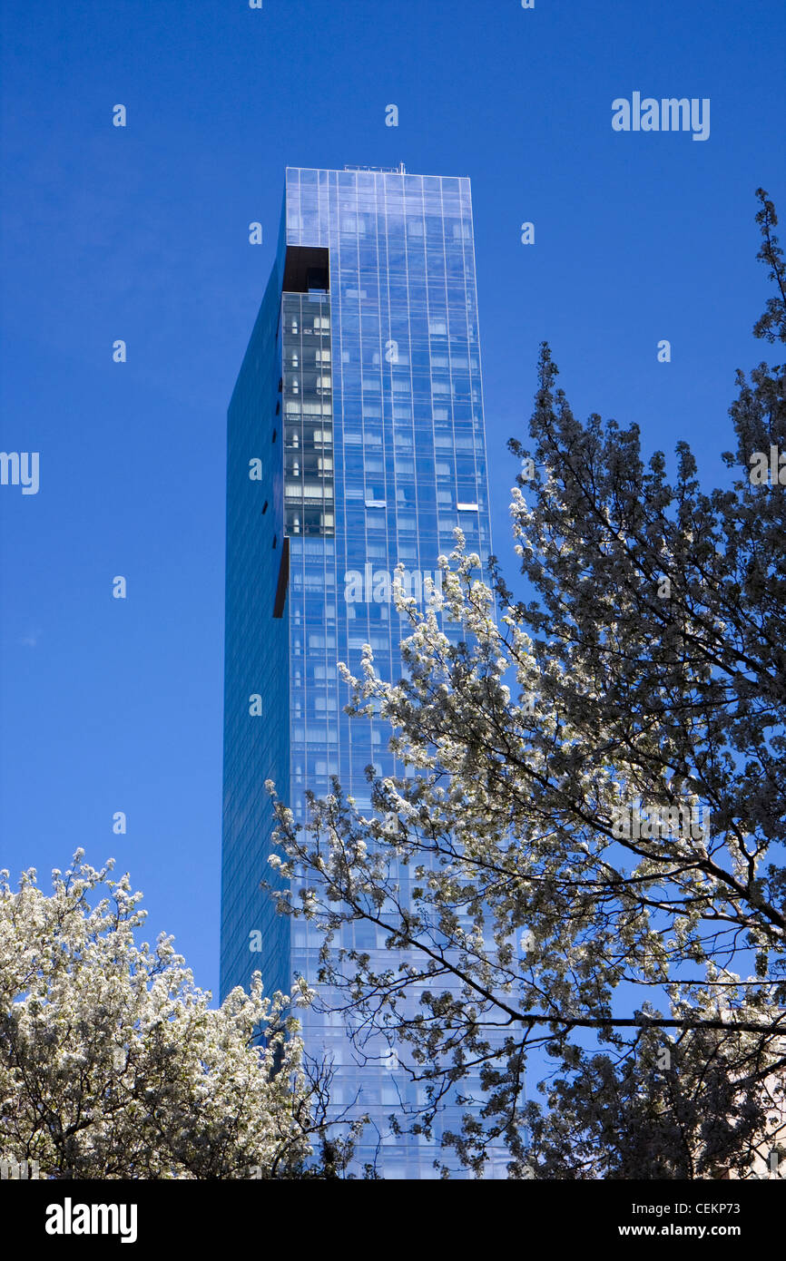 Closeup To Building In Midtown Manhattan New York Stock Photo Alamy