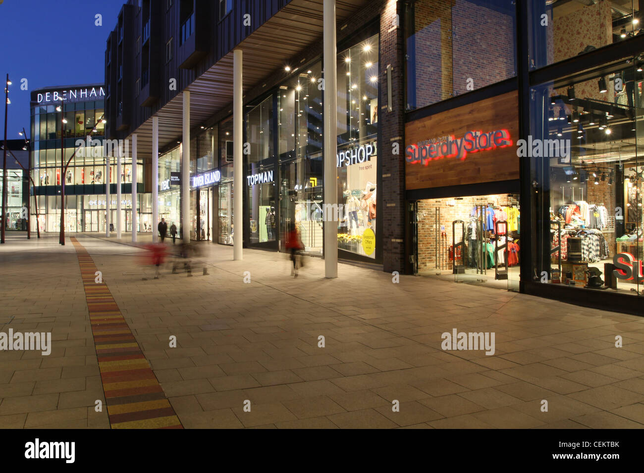 The Rock shopping centre Bury Stock Photo Alamy