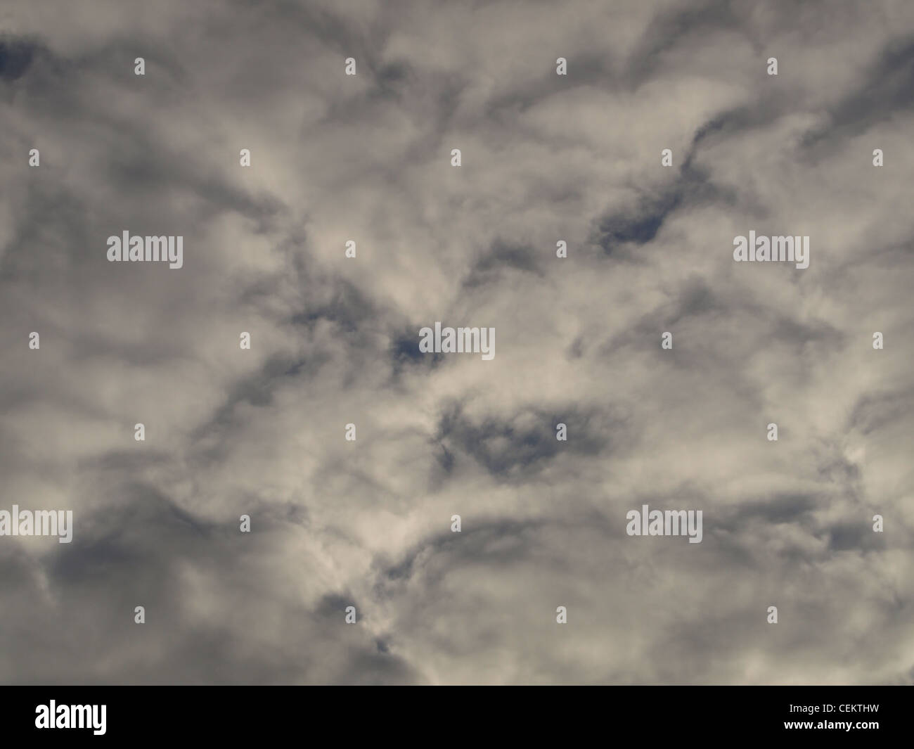 gray mystic clouds / graue mystische Wolken Stock Photo