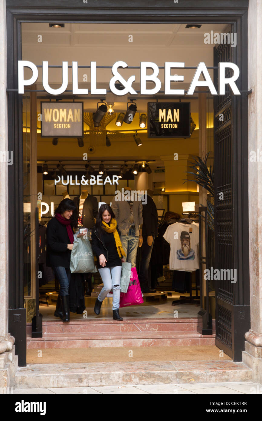 Pull & Bear" store shop Spain Stock Photo - Alamy