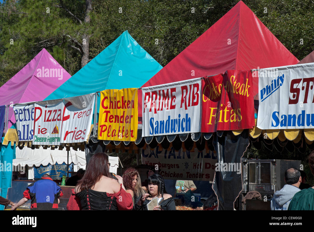 The annual Hoggetowne Medieval Faire in Gainesville Florida Stock Photo