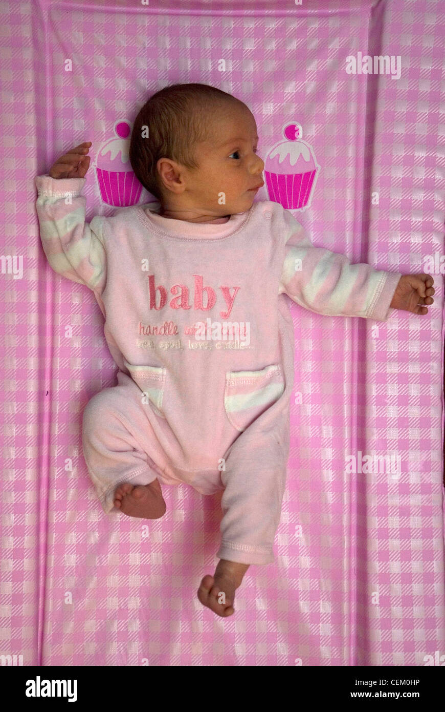 checked baby grow