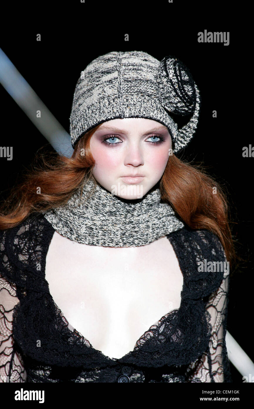 Model Lily Cole walks the runway in the Louis Vuitton Spring 2005 News  Photo - Getty Images
