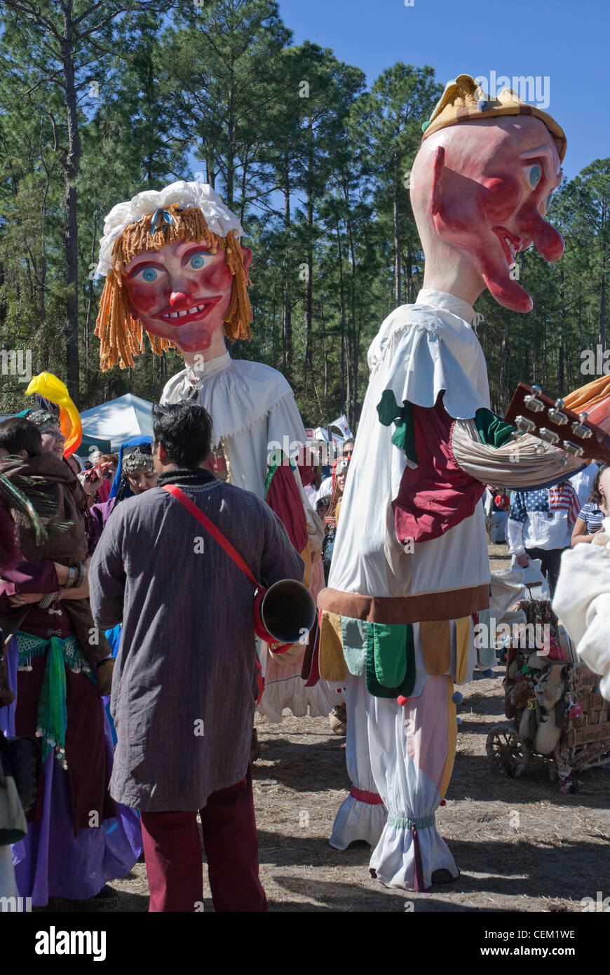 The annual Hoggetowne Medieval Faire in Gainesville Florida Stock Photo