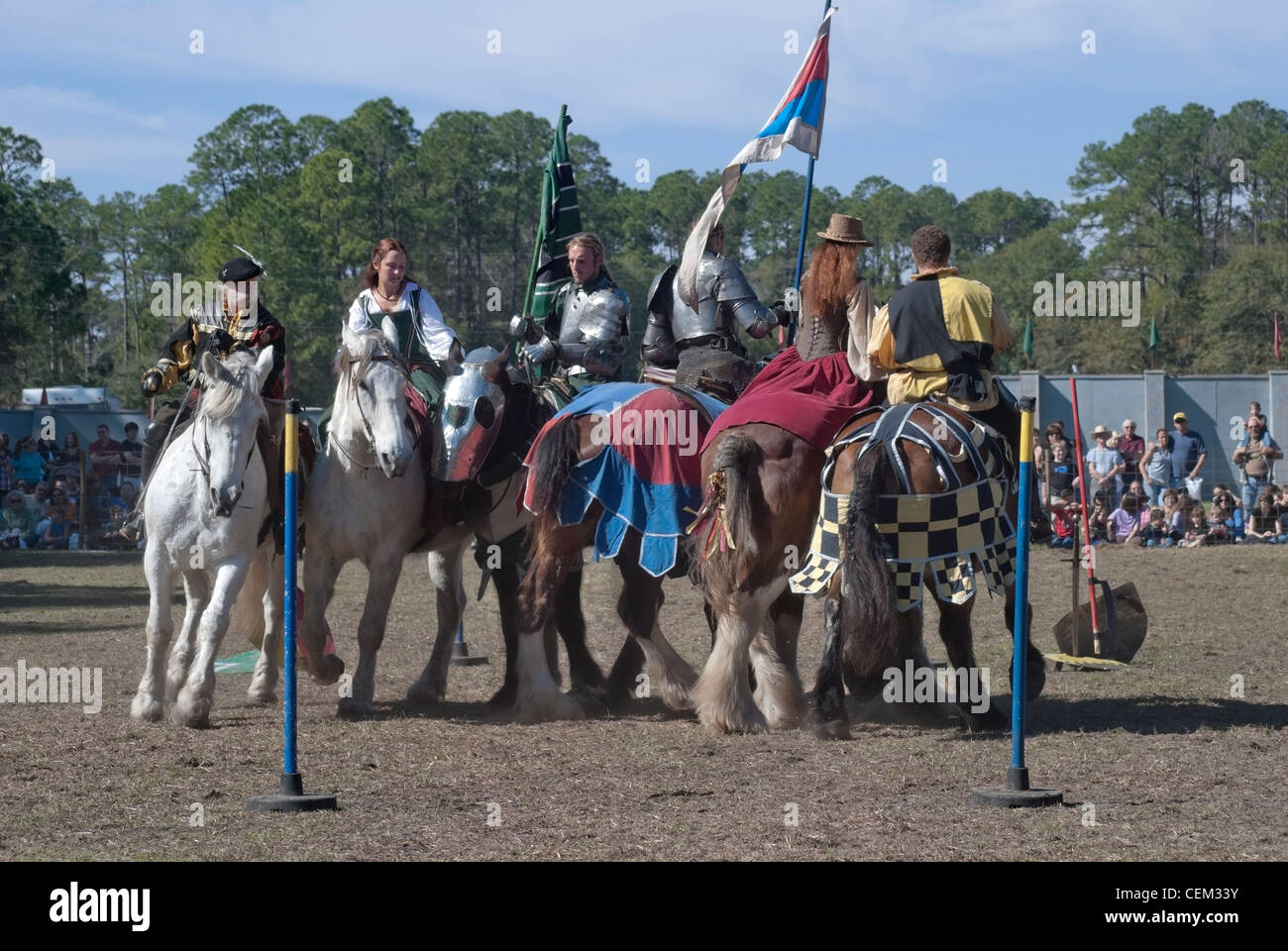 The annual Hoggetowne Medieval Faire in Gainesville Florida, on the