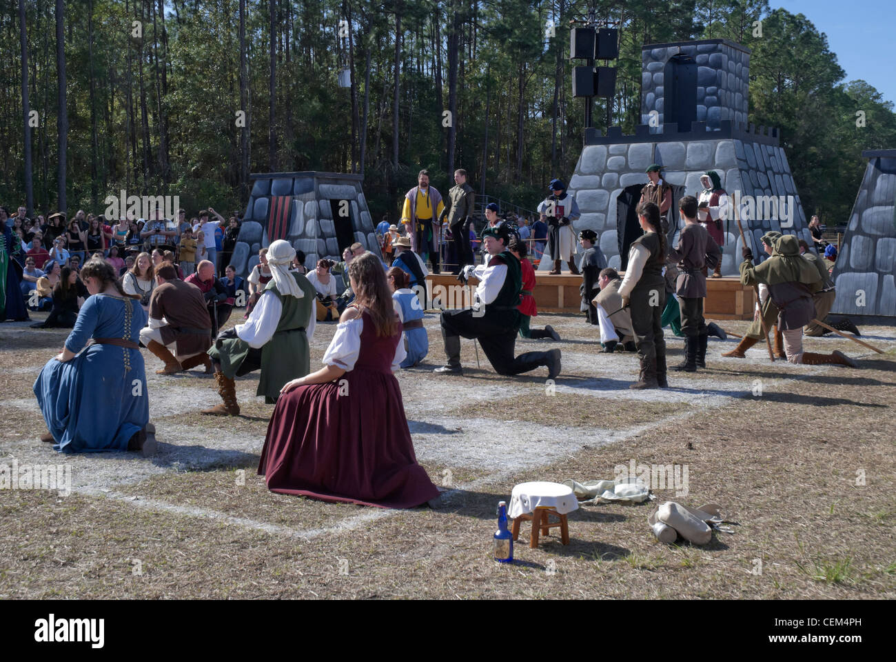 The annual Hoggetowne Medieval Faire in Gainesville Florida, the Human