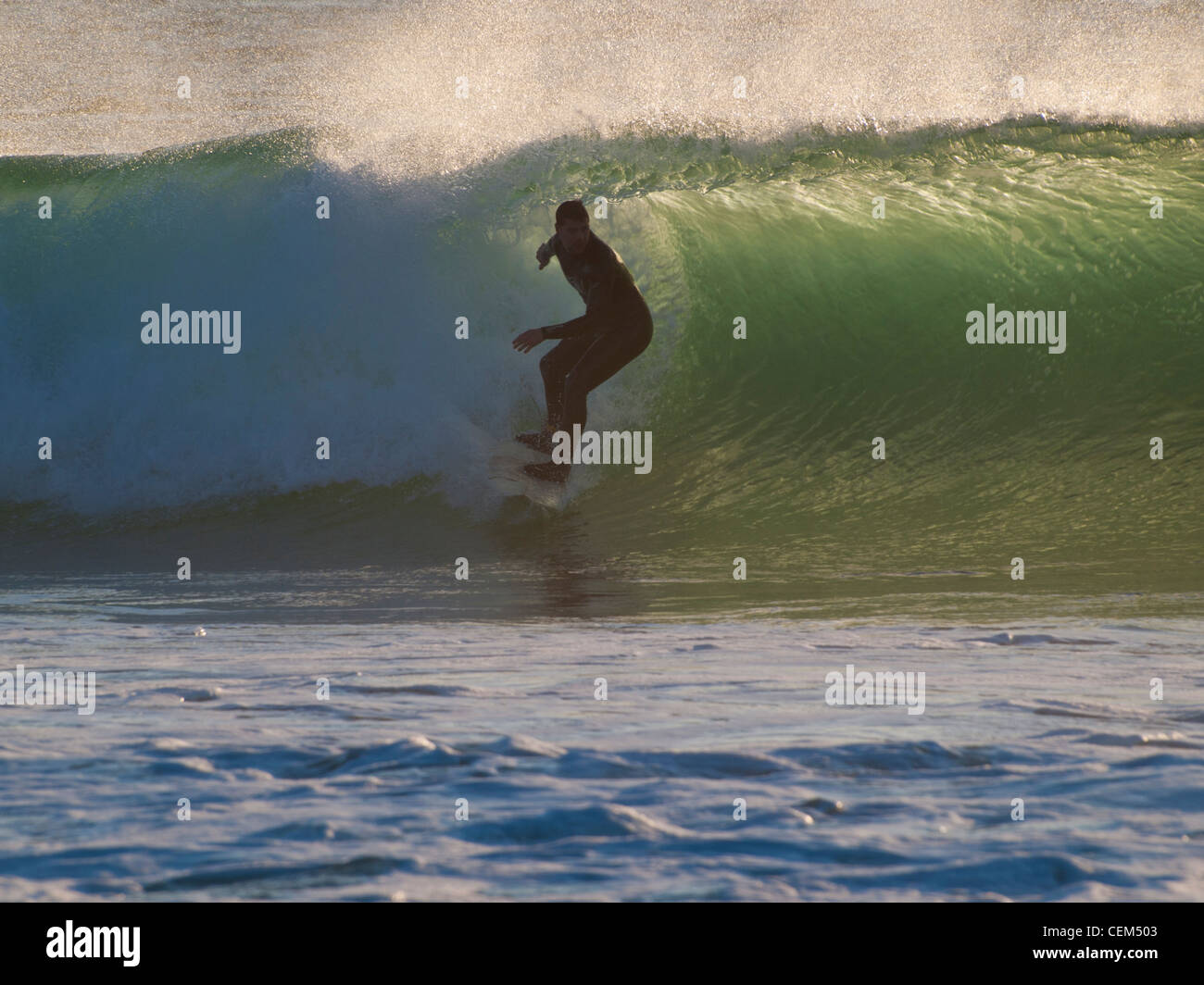 Surfer in supertubos beach hi-res stock photography and images - Alamy