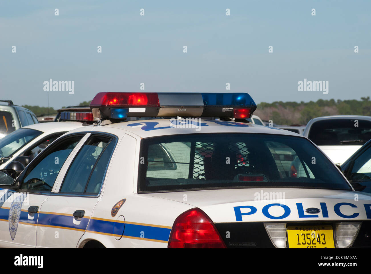 police car Gainesville Florida Stock Photo Alamy