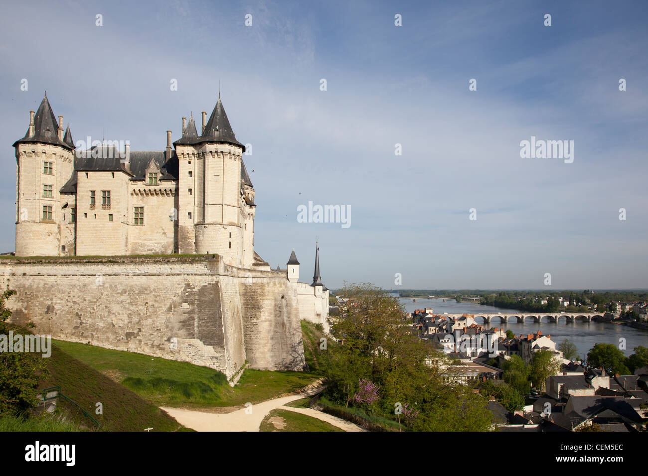 France, Loire Valley, Saumur Castle Stock Photo - Alamy