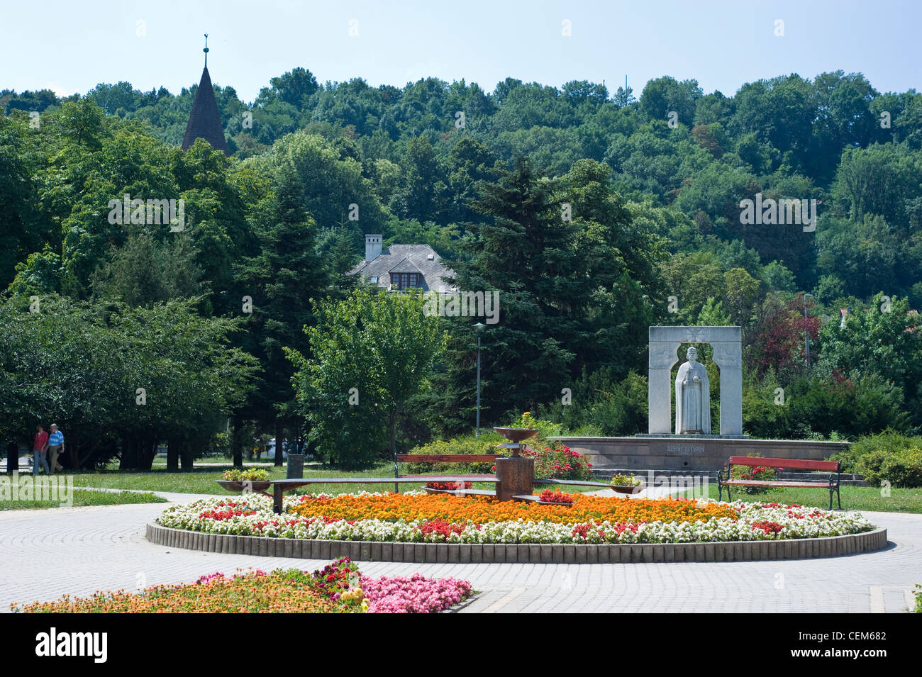 Miskolc - a medium-sized town in northern part of Hungary. Stock Photo