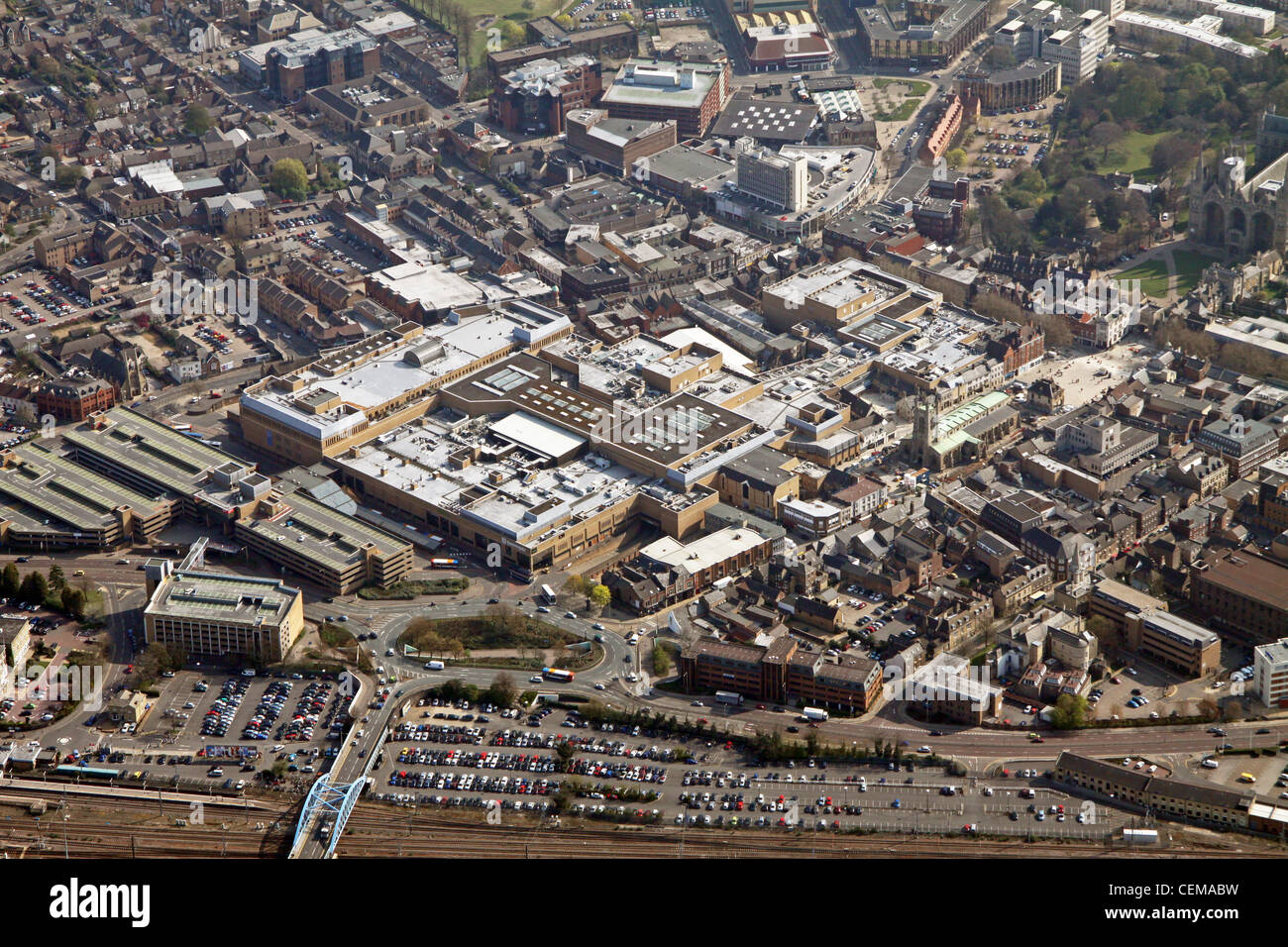 Peterborough town centre hires stock photography and images Alamy
