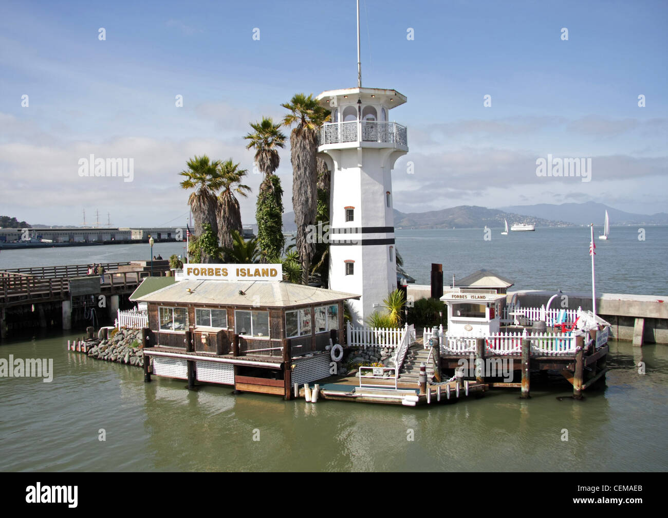 Forbes Island, San Francisco Stock Photo Alamy