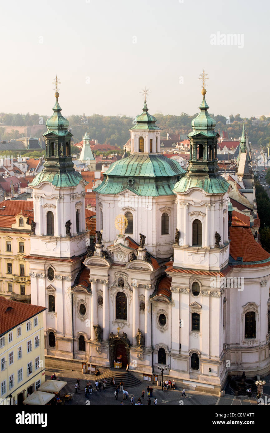 The Church of St. Nicholas in Prague, Czech Republic Stock Photo