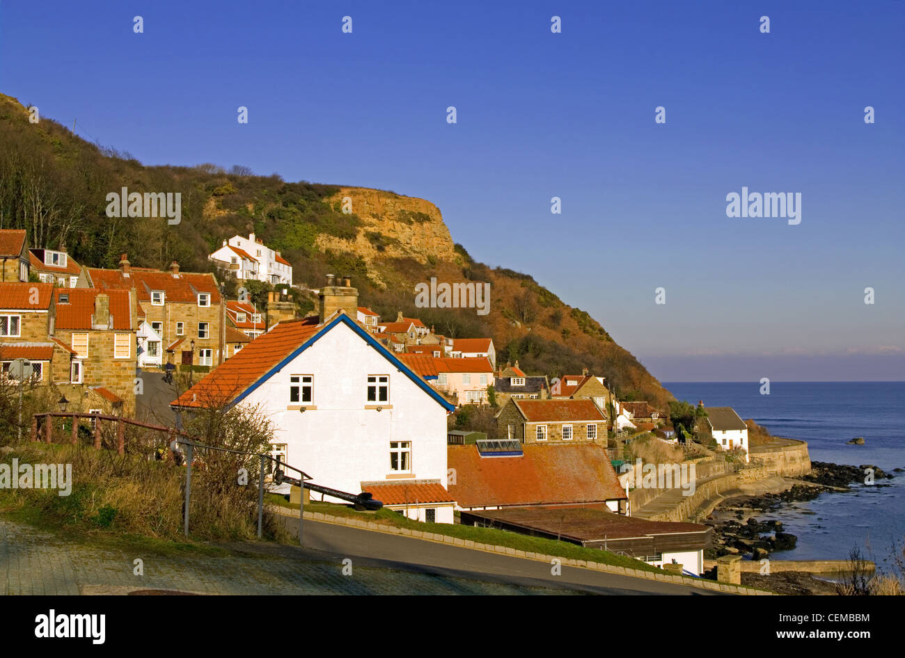 The Coastal Village Of Runswick Bay North York Moors National