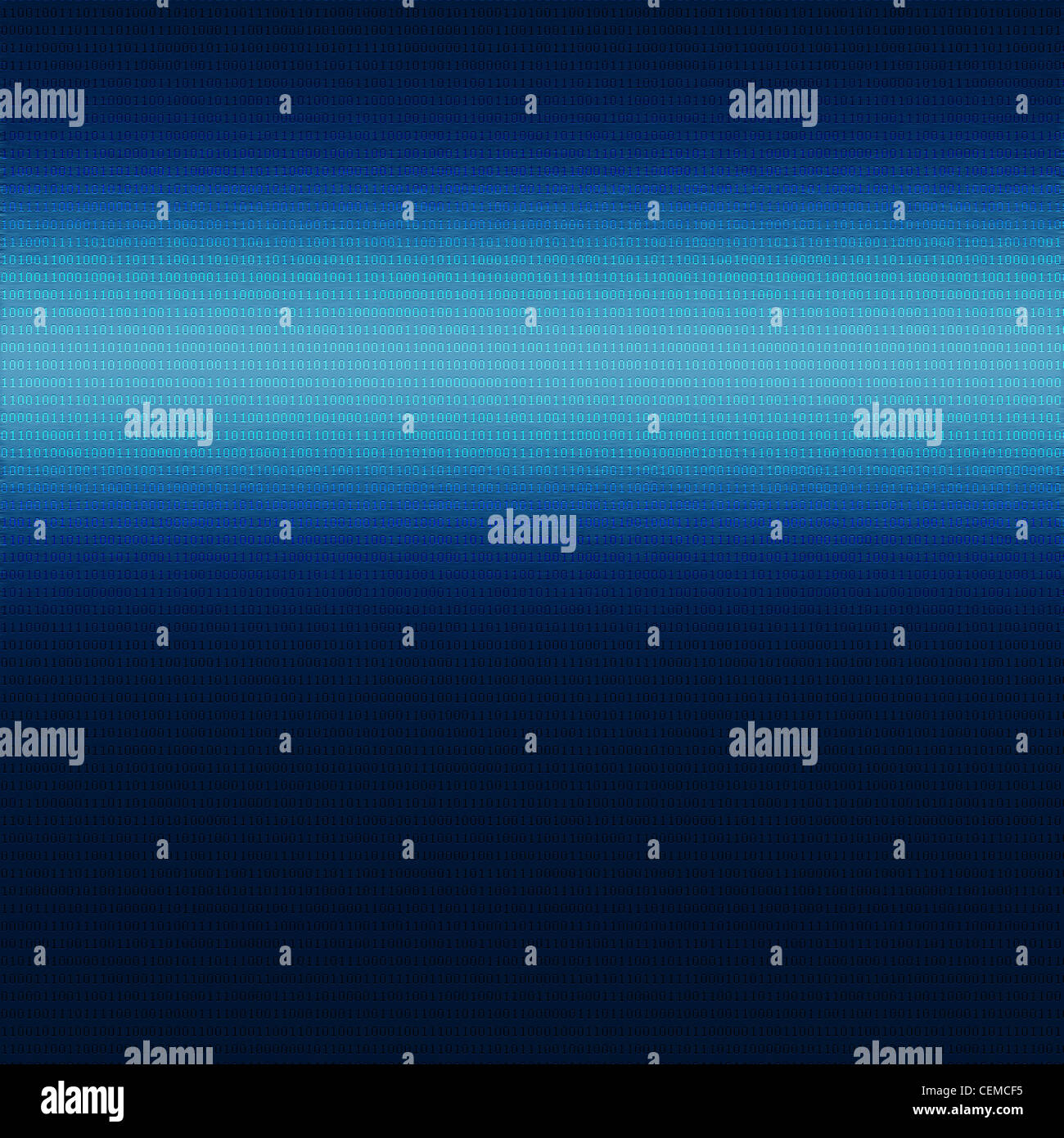sheet of blue metal with binary zero one pattern, texture for designers ...