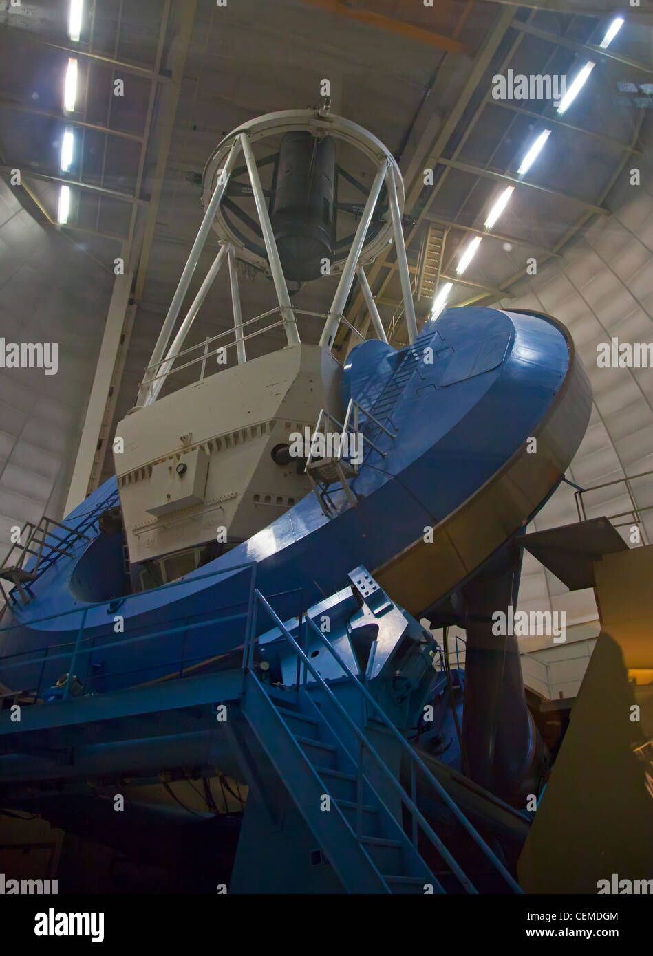 Sells, Arizona - The Mayall 4-meter telescope at the Kitt Peak National Observatory. Stock Photo