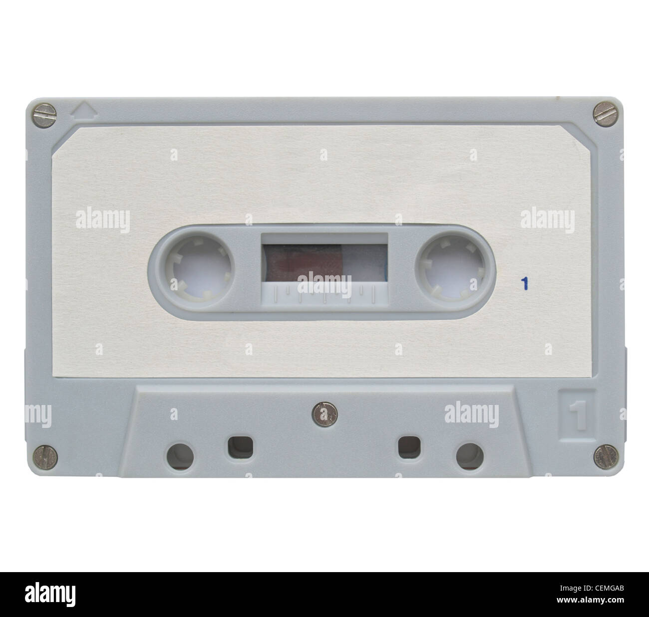 A audio tape cassette for music recording Stock Photo Alamy