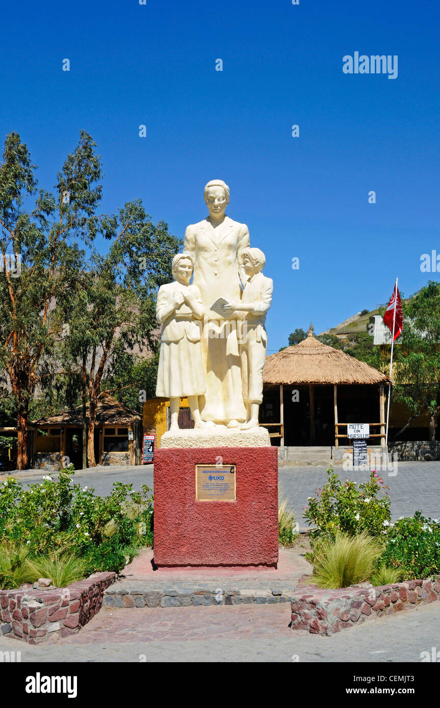 Memorial of Gabriela Mistral / Vicuna Stock Photo