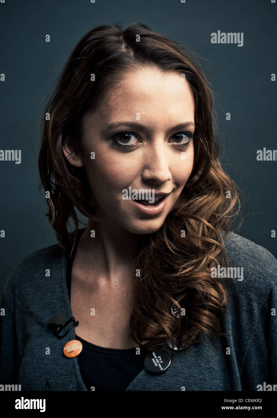 Taryn Southern / G4 TV Stock Photo Alamy