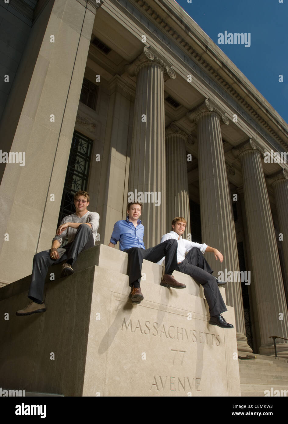 MIT students Zackary M. Stock Photo