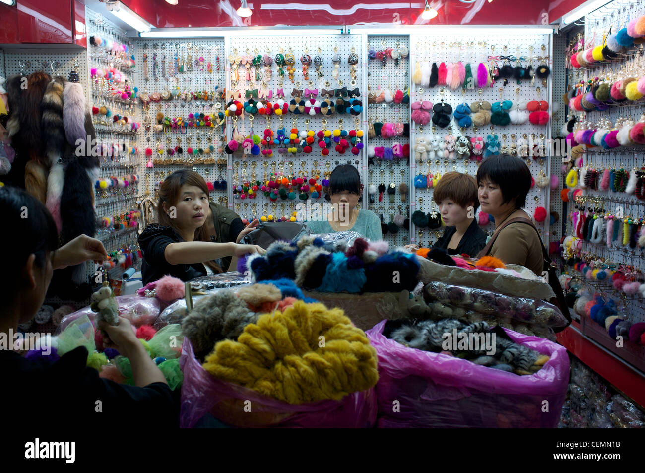 Yiwu Market in Yiwu, Zhejiang province, China.05Nov2011 Stock Photo
