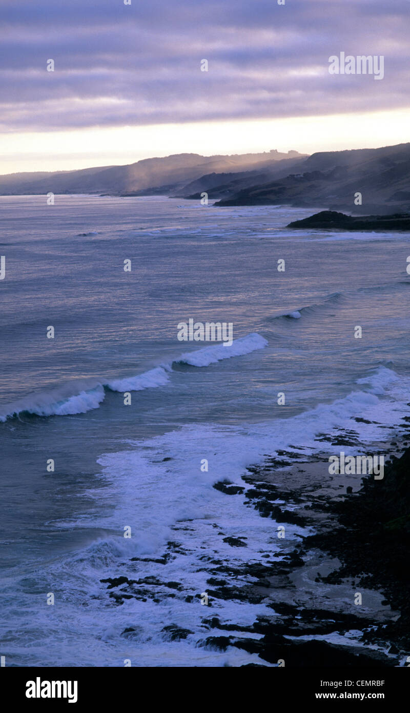 Coastal scenic, the great Ocean road in Victoria, Australia Stock Photo