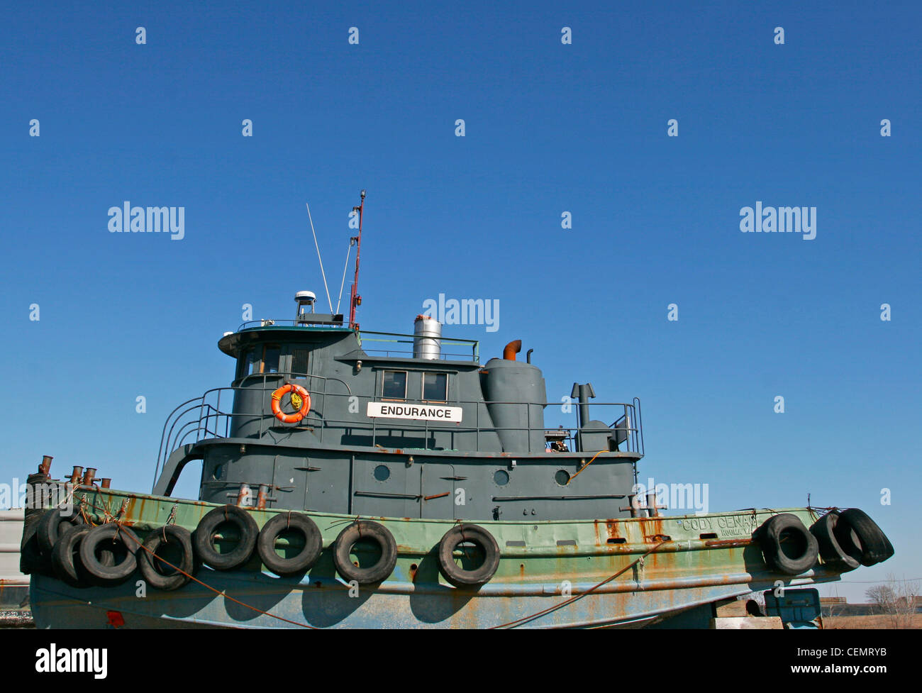 Tug boat Bridgeport CT Stock Photo Alamy