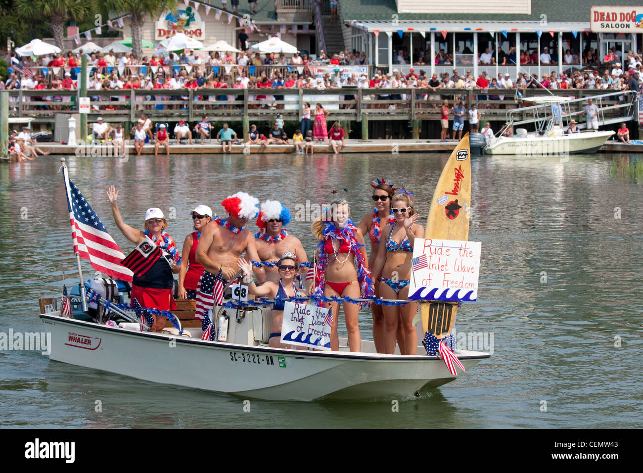 fourth of july boat parade clip art