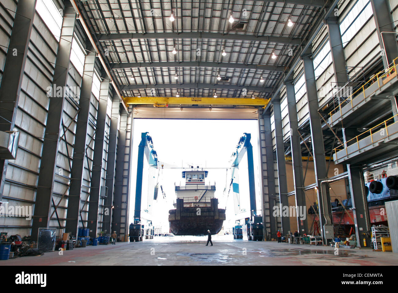 Maritime boat repair Bridgeport CT Stock Photo Alamy