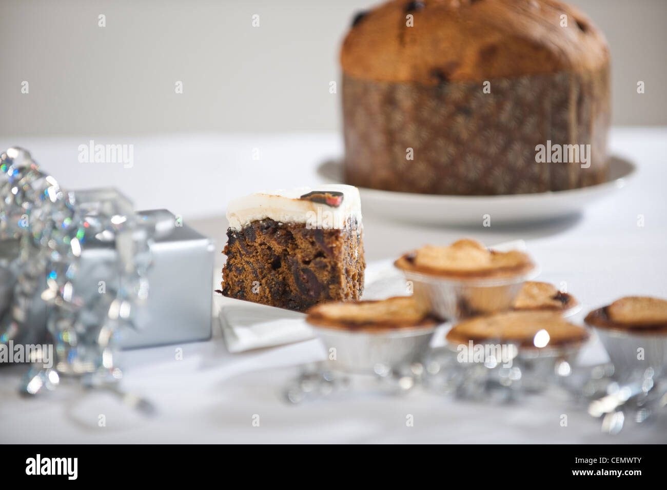 Christmas Cake 2 Stock Photo