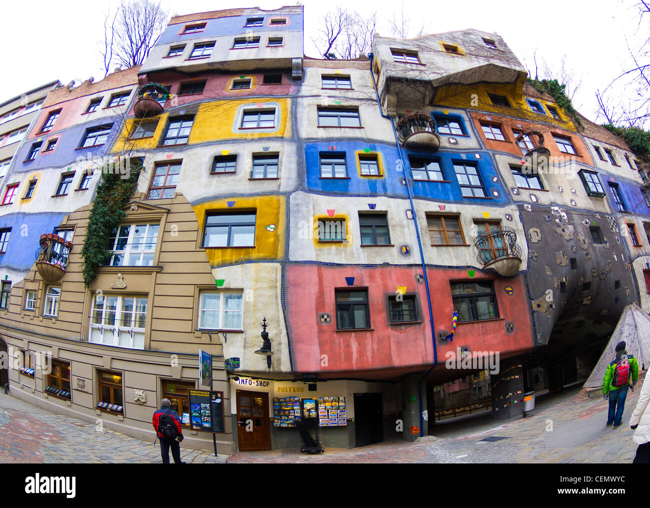Hundertwasswerhaus, Vienna, Austria Stock Photo