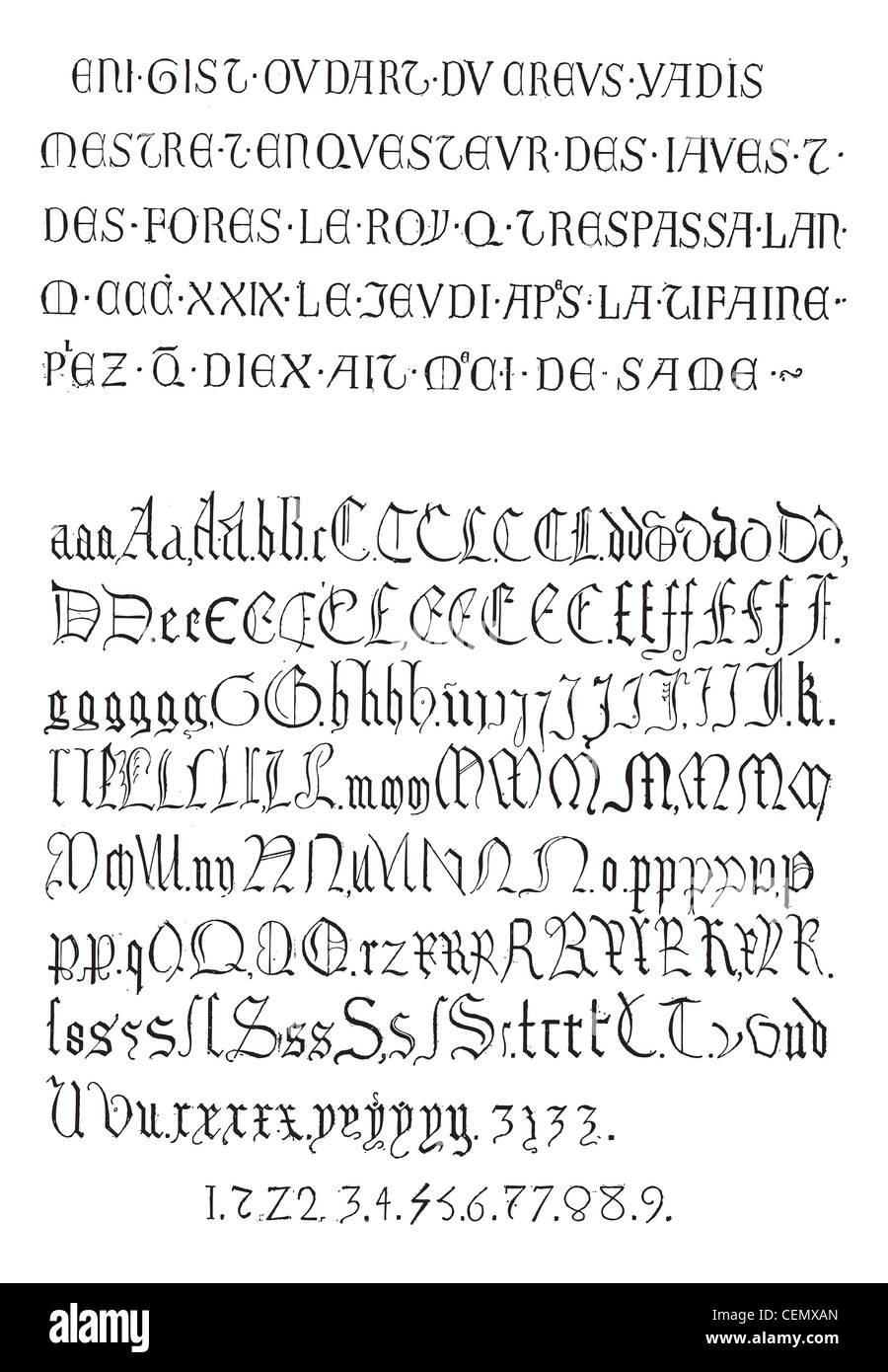 Blackletter calligraphy for beginners abc: calligraphy Alphabet for a  beginner modern