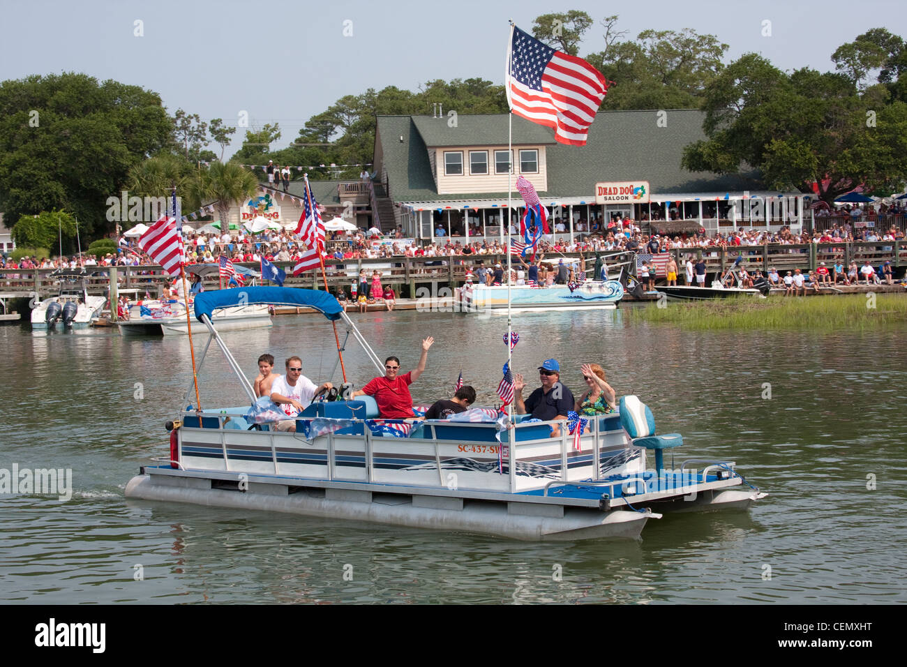 fourth of july boat captions